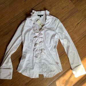 2/$20 Express Long Sleeve Ruffle Collar s